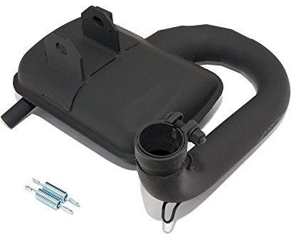 SIP 24166200 Sportauspuff Road 2.0 für Vespa PX 80 - 150 - Stahl, Schwarz