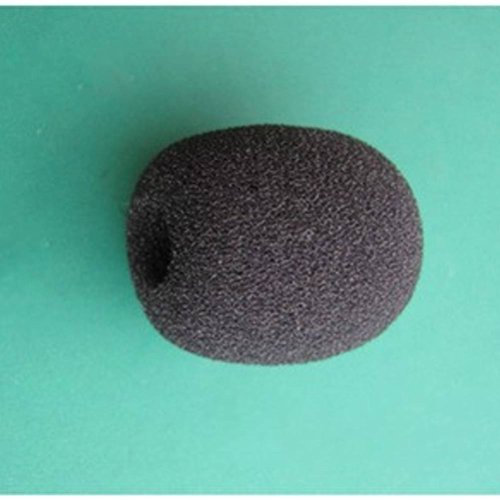 10x Schwarz-Mikrofon-Headset Windschutz-Schaum Mic Bezug Größe 26mm