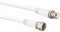 Schwaiger -KVCVHQ30 532- SAT-Antennen-Adapterkabel/ 3 m Anschlusskabel/konfektioniert/ 90 dB/ 2-Fach geschirmt/F-Stecker > F-Buchse/weiß
