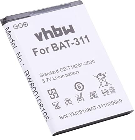 vhbw Batterie Compatible avec Acer Liquid Z220 Duo, Z220 Dual SIM, Z220, Z200, M220 Dual SIM, M220 téléphone Portable (1400mAh, 3,7V, Li-ION)
