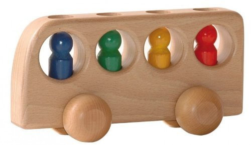 Kinderkram (Ostheimer) 5560220 - Bus natur mit 4 Männlein