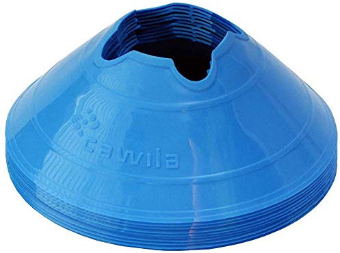 Cawila Markierungshauben 10er Set, Markierungsscheiben, Durchmesser 20cm, Höhe 6cm