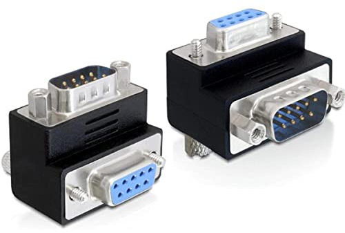 Delock Adapter Sub-D 9Pin St/Bu 90 gewinkelt