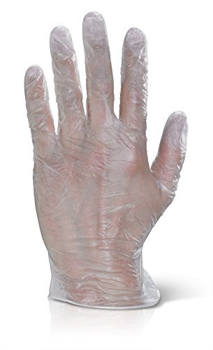 VINYL GLOVES POWDER FREE CLEAR M