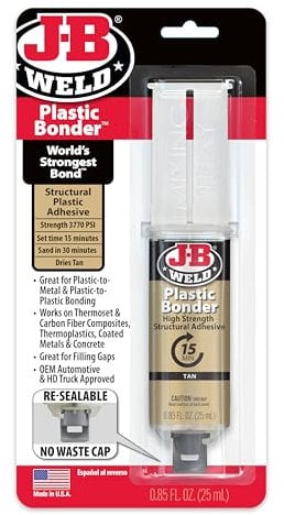 JB Weld TRA50133-TEX Kunststoff-Bindespritze, Hellbraun, 1 Stück