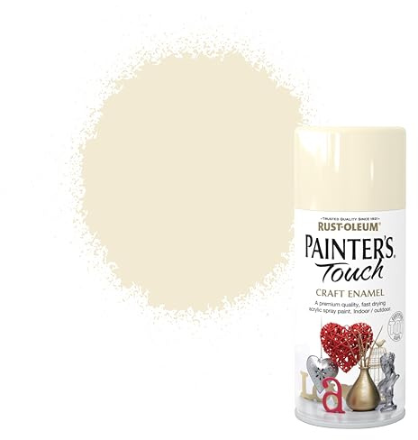 Rust-Oleum 150ml Painter's Touch Craft Enamel Spray Paint Aerosol - Heirloom White