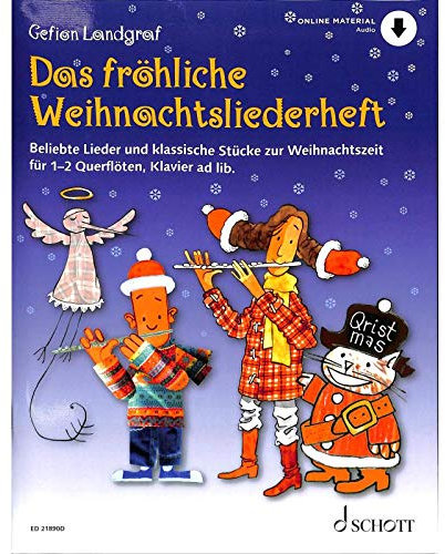 Firma MDS Schott music distribution DAS FROEHLICHE WEIHNACHTSLIEDERHEFT - arrangiert für Querflöte - (für ein bis zwei Instrumente) - (+Klavier) [Noten/Sheetmusic]