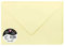 Clairefontaine 5452C - Un paquet de 20 enveloppes Pollen gommées 16,2x22,9 cm 120g, Canari
