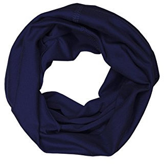 maximo Jungen Halstuch Multifunktionstuch, Einfarbig, Gr. 2, Blau (dunkelmarine)