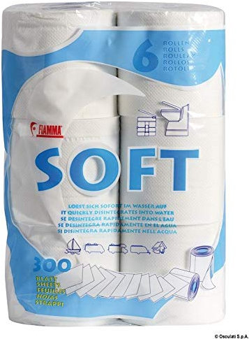 Fiamm spa Acqua Soft Toilettenpapier, wasserlöslich 6 STK.