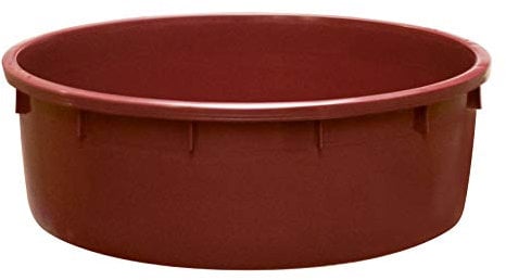 Mobil Plastic | Mastello alimentare basso 275 litri in plastica resistente | Per vendemmia, alimenti e liquidi | Color vinaccia