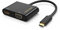 CableCreation USB C to HDMI VGA Adapter, USB C to VGA(1080p 60Hz) HDMI(4K 30Hz) Splitter Converter for Macbook Pro 2020,iPad Pro 2020,XPS 13/15,Chromebook S22 S21 S20