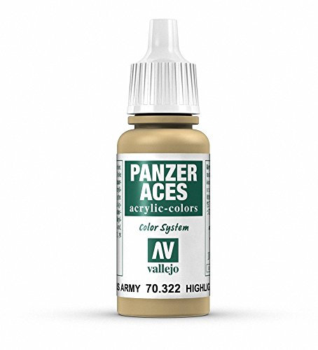 Vallejo Panzer Aces 17 ml Acrylic Paint - Highlight Us Tank Crew