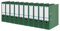 Elba Premium Akten-Ordner A4, smart Pro plus, 8 cm breit, Kunststoff Ordner, grün, 10 Stück