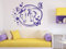 GRAZDesign Wandtattoo Pferde Pferdeköpfe für Mädchenzimmer, Wandsticker Kinderzimmer Mädchen - 62x50cm / 042 flieder