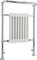 iBathUK Ascot Traditional Towel Radiator Rail, Curved Towel Warmer, 8 Column Floor Mounted Heated Towel Rail for Bathroom- 952x659mm
