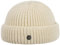 LIERYS Costa Dockermütze Herren - Wintermütze aus Schurwolle - Made in Germany - Strickmütze in One Size (53-59 cm) - Herrenmütze mit Umschlag - Dockercap Herbst/Winter cremeweiß One Size