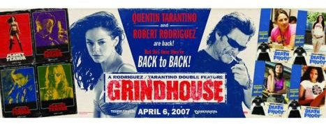 Große laminierte Tür / DOOR Poster Grindhouse - Quentin Tarantino Größe 158 x 53 cm ca.