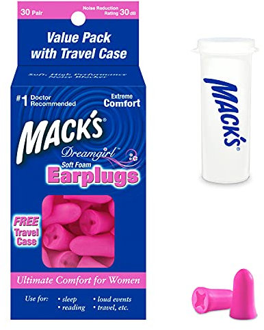 Macks Dreamgirl Ohrstöpsel Rosa Rose 30 Pairs