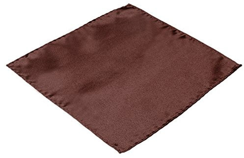 DonDon Herren Einstecktuch braun