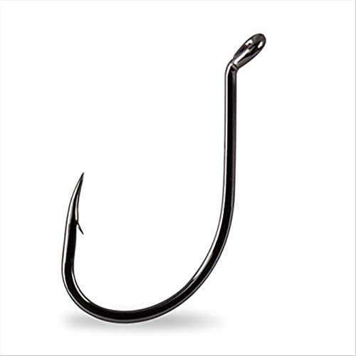 Mustad UltraPoint Octopus/Beak Bait Fishing Hook Black Nickel, 2/0, Pack of 25