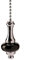 Polished Chrome with Black Ceramic Light Pull