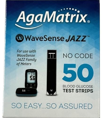 WaveSense JAZZ Test Strips - 50 Pack