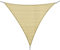Outsunny - Toldo Vela triangulo (Varios tamaños y Colores), tamaño 3x3x3m, Color Arena
