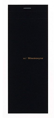 Maruman MNEMOSYNE Notizbuch, 20 x 7,5 cm (langer Typ), 5 mm kariert, 50 Blatt (N162)