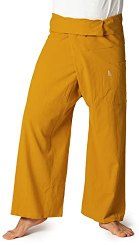 PANASIAM Fisherman Pants Unicolor, golden, L