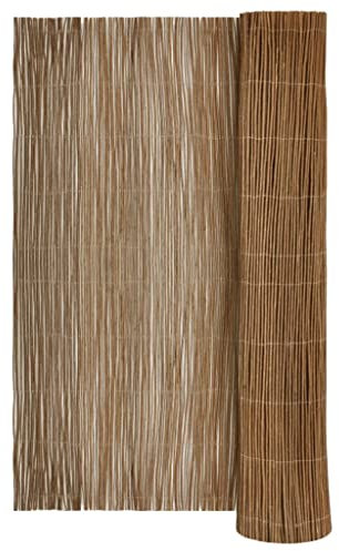 vidaXL Weidenmatte 100x500 cm Weidematte Sichtschutz Sichtschutzmatte Weide