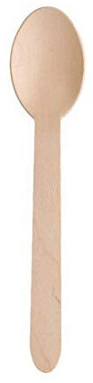 Disposable Wooden Dessert Spoon - Pack of 1000
