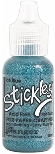 Ranger Ice Blue Stickles, Synthetic Material, 2.5 x 2.5 x 7.5 cm