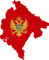 Auto Aufkleber, Car Sticker CRNA GORA Montenegro. Konturgeschnitten. (ca. 11 cm)