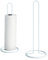 MSV Porte Rouleau Essuie Tout Acier Blanc