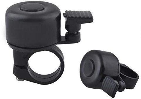 ISO TRADE Fahrradklingel Fahrradglocke Schelle Klingel Glocke Bimmel Farbauswahl 2356, Farbe:Schwarz