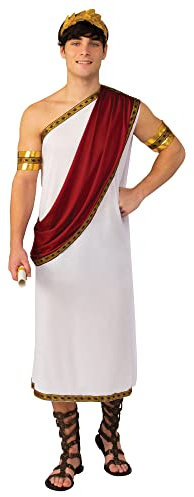 Bristol Novelty AC624 Caesar-Kostüm, White, 44-Inch