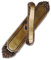 Cremonese per Finestra in Ottone Bronzato mod. Export Misura Placca 180x37 mm