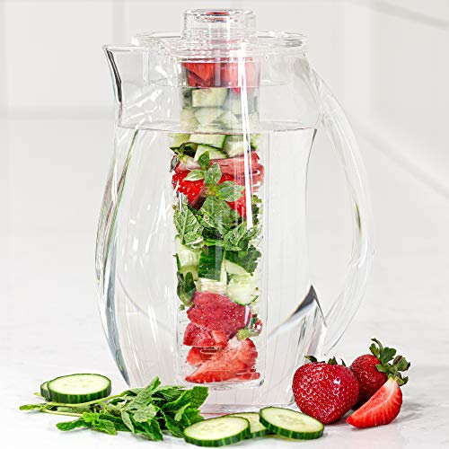 Grunwerg FI-200 Frucht Infusion Krug, Acryl, Klar, 27.5 x 15.5 x 15.5 cm