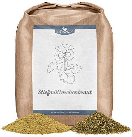 Krauterie geschnittenes Stiefmütterchen Kraut für Pferde in Spitzenqualität (500 g) - Artgerechtes Einzelfuttermittel für Pferde, frei von Zusatzstoffen