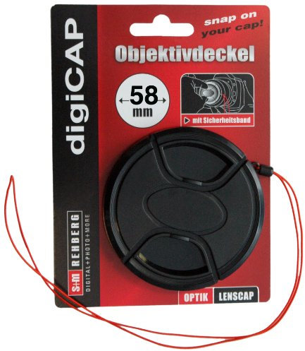 digiCAP 9860/58 58mm Nero tappo per obiettivo