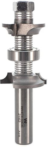 Whiteside Router Bits 2162 Double Round Over Bit with Carbide Tipped 3/16-Inch Radius, 1-1/4-Inch Large Diameter and 1/2-Inch Shank by Whiteside Router Bits