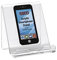 OSCO Clear Acrylic Smart Phone Holder | Mobile Stand | Cell Phone Dock | Device Cradle | H9 x W8.5 x D7.2 cm |