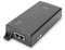 DIGITUS PoE+ Injektor - IEEE802.3at - Gigabit Ethernet - 60 Watt - max. 48 Volt - PoE Modus A & Modus B, schwarz
