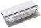 Sigel VZ165 Visitenkarten-Etui pure:white, Black Stripe, Alu mit Epox-glossy Beschichtung, für bis zu 10 Karten (max. 91x56 mm), 1 ST