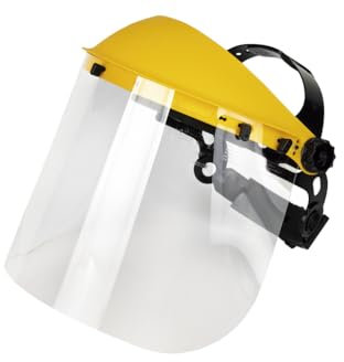 Casco pantalla de protección I Abatible I Ajustable manualmente I EN 166/EN 1731