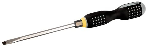 Bahco BE-8260 Ergo Slotted Screwdriver with Hex Profile Blade, Multi-Colour, 297 mm