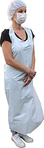 Medi-Inn PE-Schürzen Extra-stark glatte Oberfläche (weiß, 75 x 140 cm, 50 Stück)