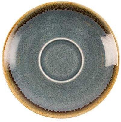 Olympia Kiln Espresso Saucer - Ocean - Porcelain - 115(пїЅ) mm 6 pc