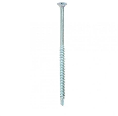 TIMCO BZP PH2 Philips Self-Drilling Drywall Screws - 4.8 x 100 - Zinc - Box of 500